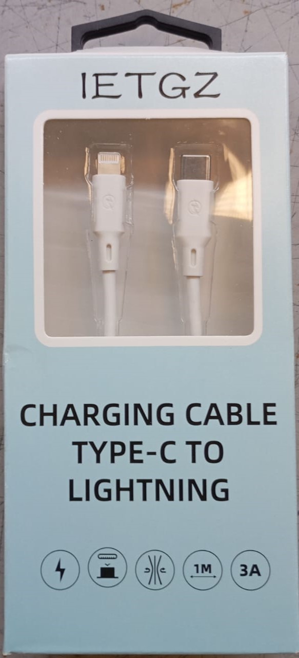 CABLE CARGADOR TYPE C - LIGHTNING BLANCO 1M  3A?v=693b20ea2e663