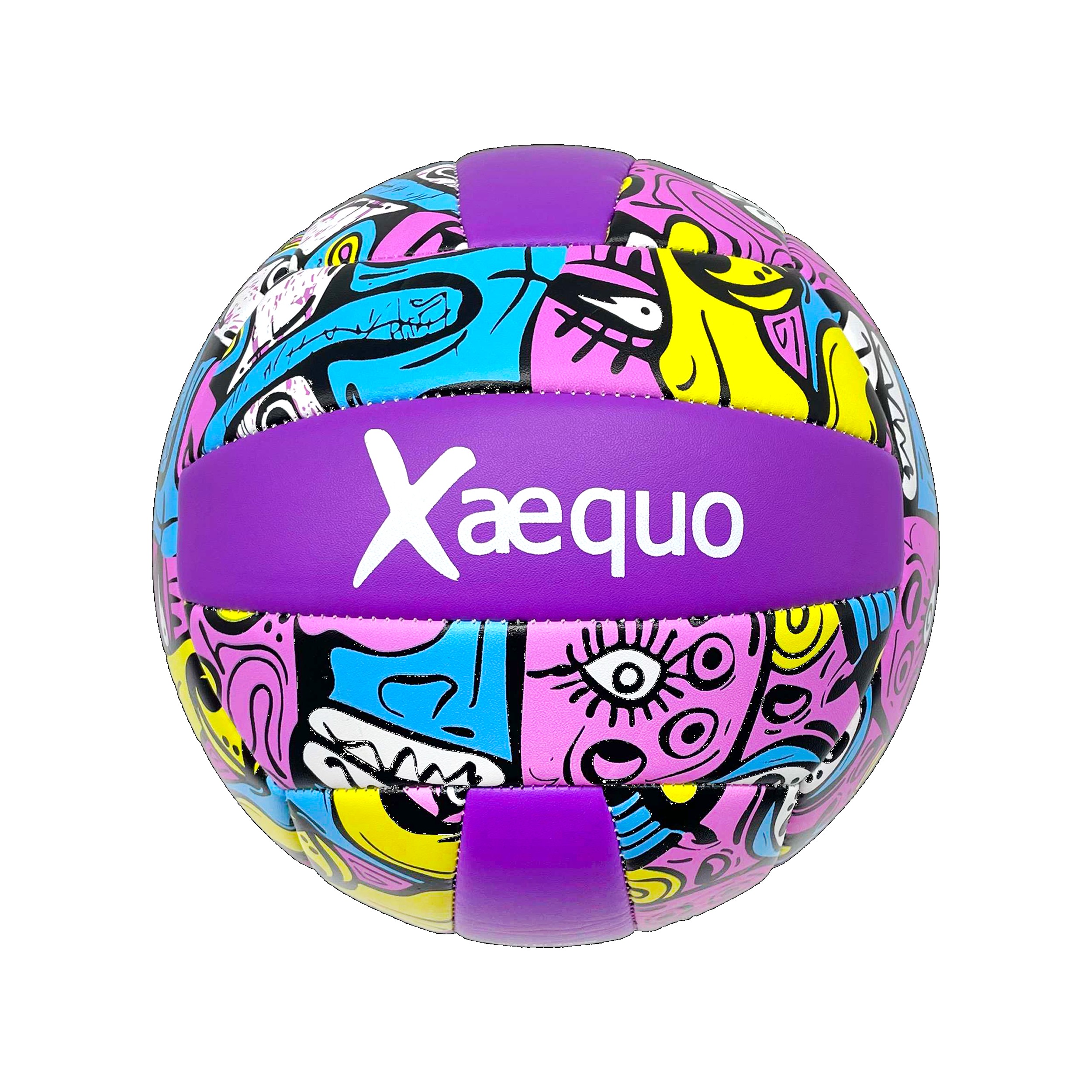 XAEQUO DE VOLEIBOL DE PLAYA CON COSTURA ARTÍSTICA?v=6982b521bed34