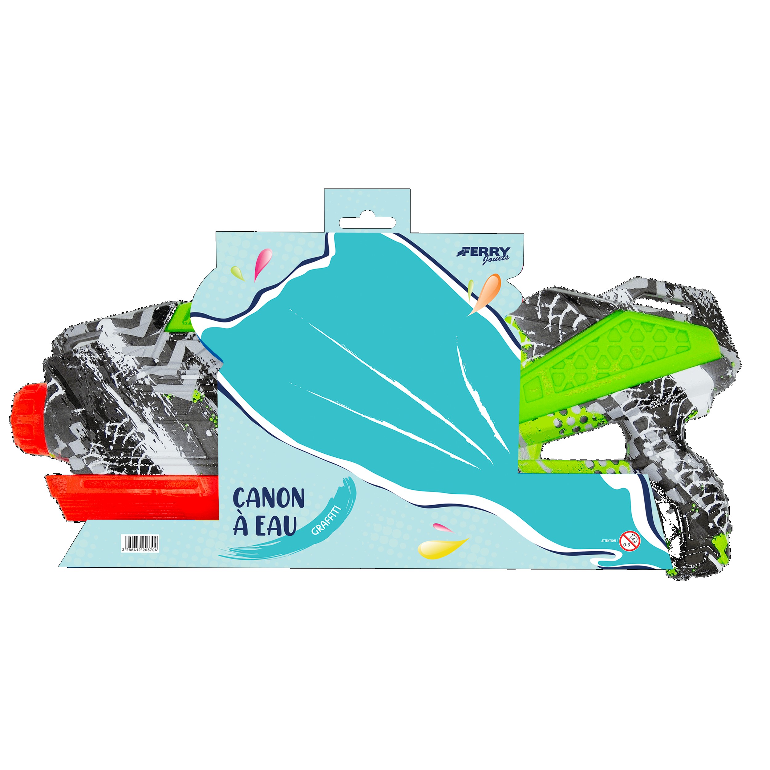 CAÑÓN DE AGUA A PRESIÓN GRAFFITI DE 40 CM?v=6982b550a0218