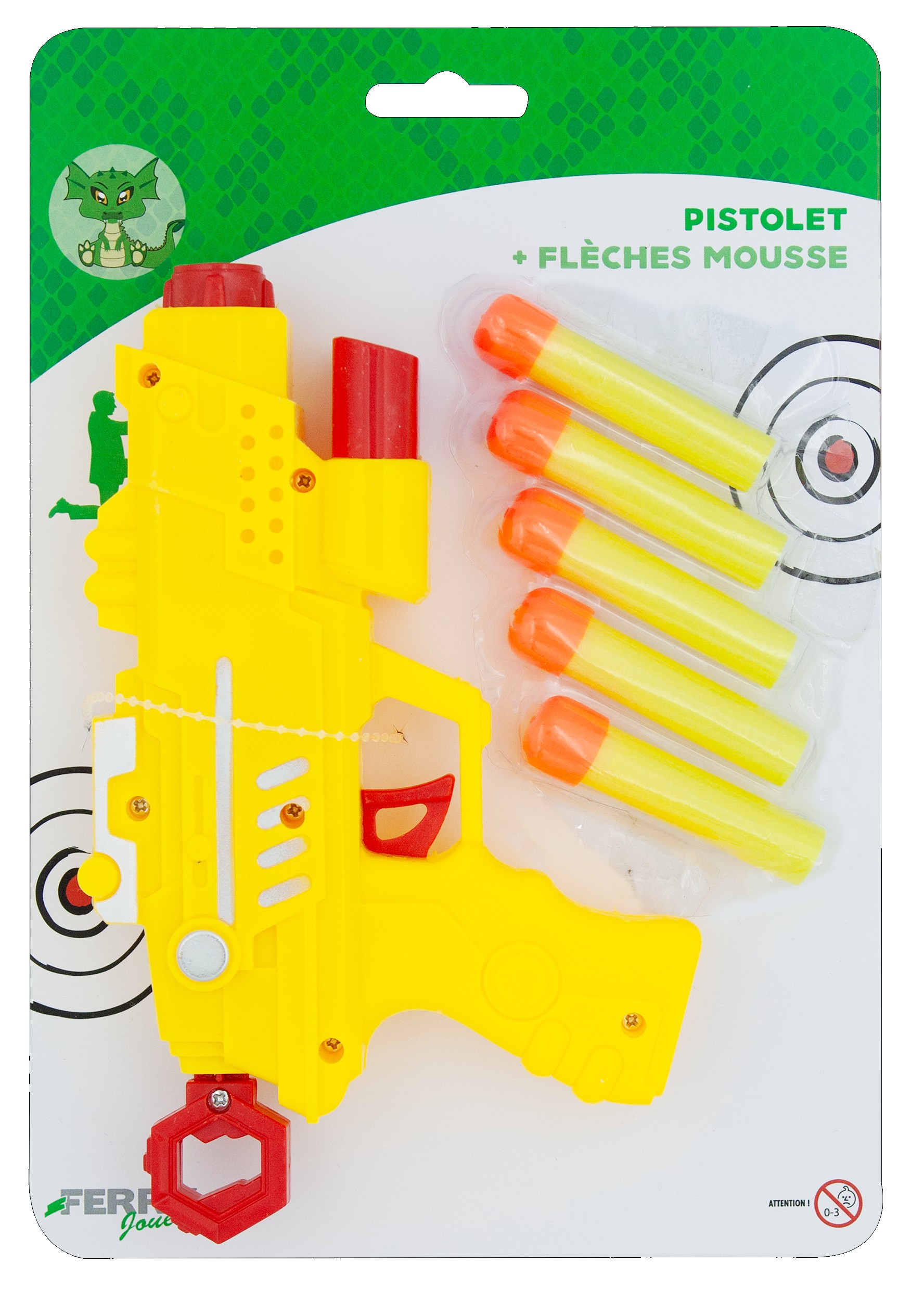 PISTOLA + FLECHAS DE ESPUMA?v=6982b5216105b