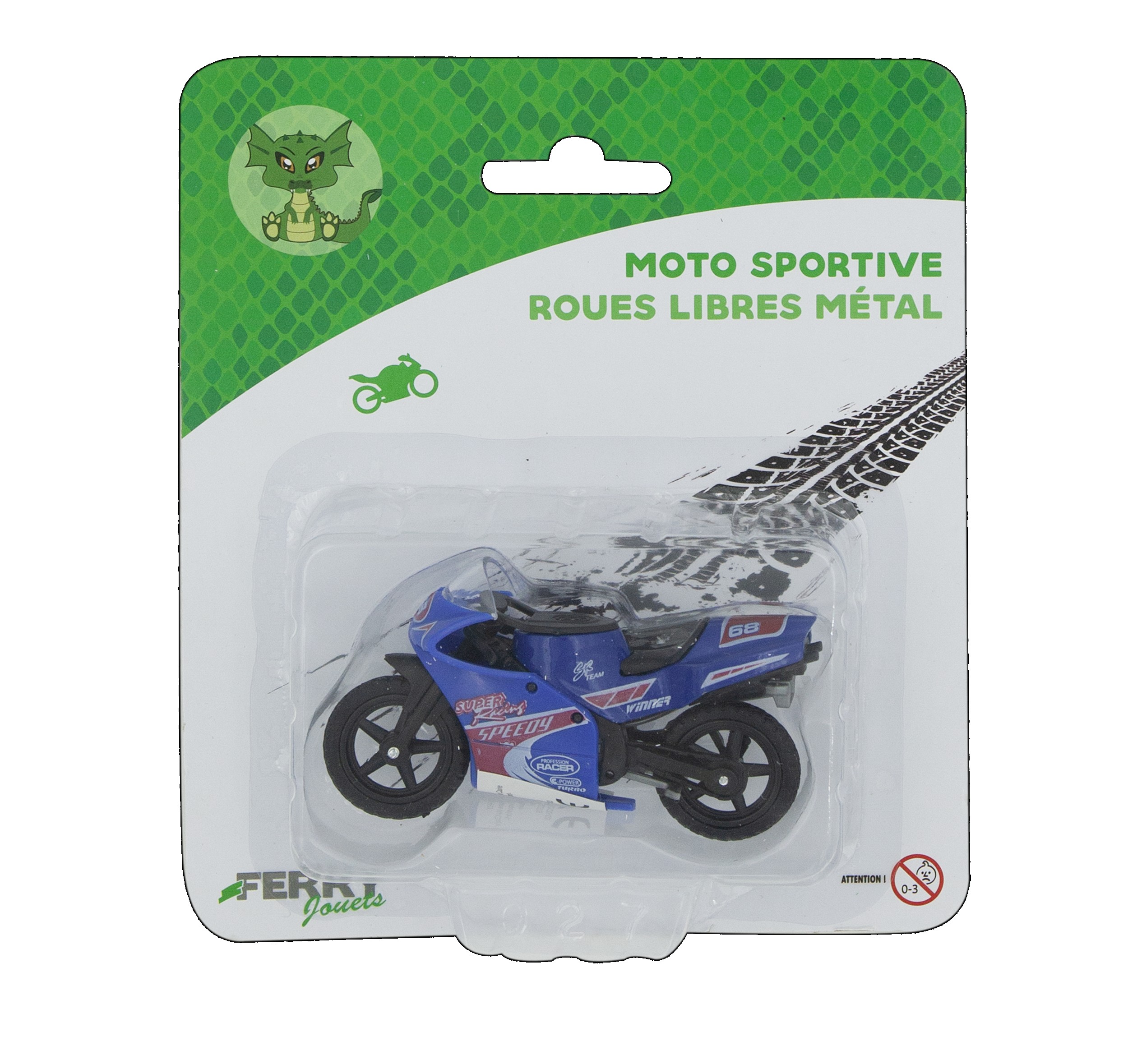 MOTOCICLETA DEPORTIVA DE METAL CON RUEDAS LIBRES?v=69829e7c253e1