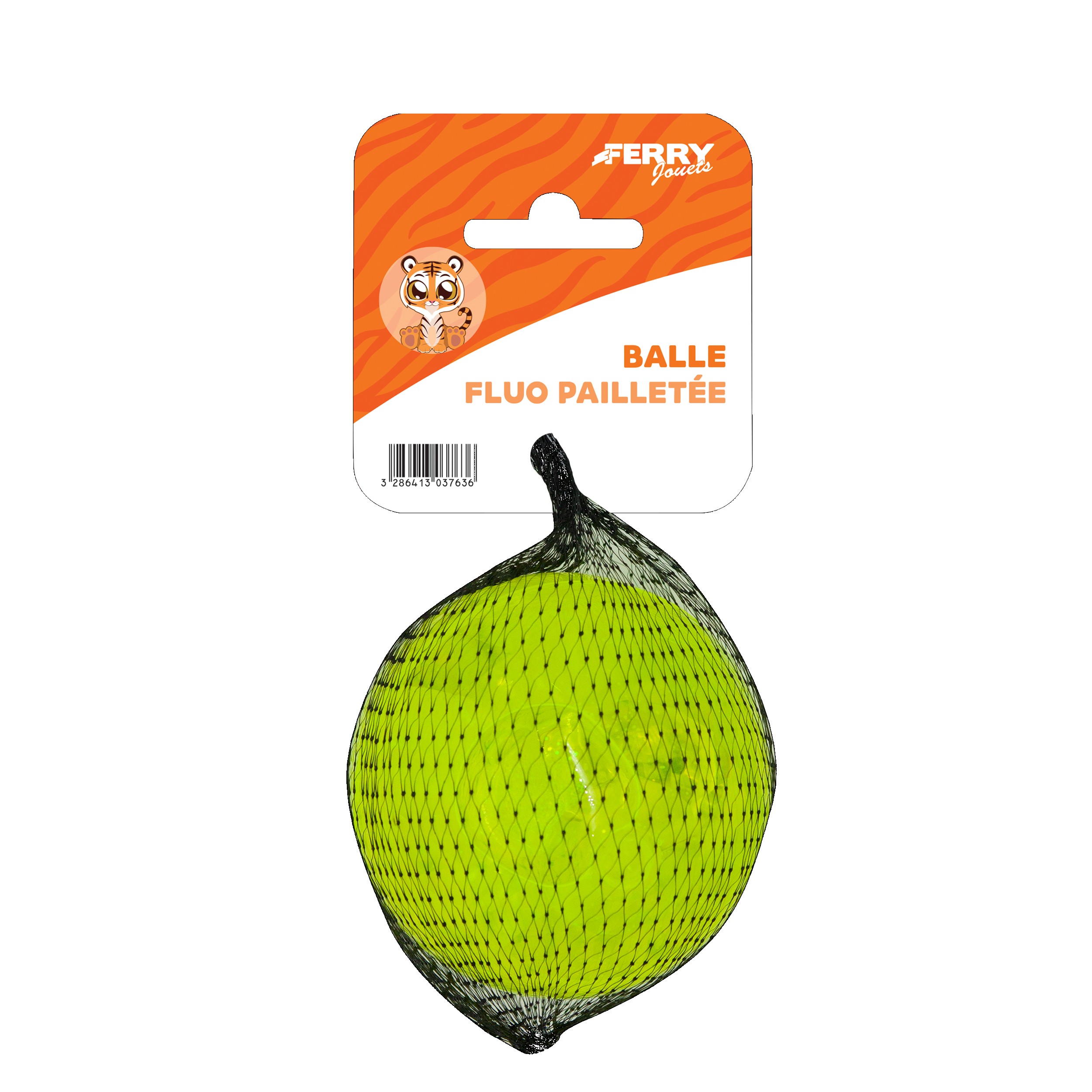 BOLA FLUORESCENTE BRILLANTE, 7,5 CM DE DIÁMETRO.?v=6982b523bded8