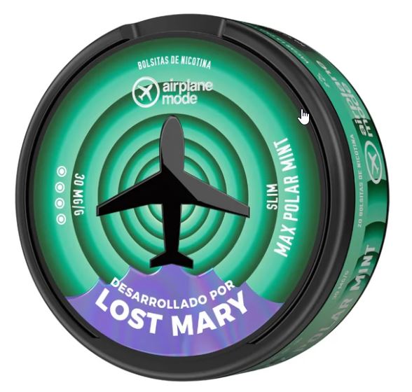 LOST MARY AIRPLANE NICOTINE POUCH MENTA POLAR 30 M?v=69bf3727d782f
