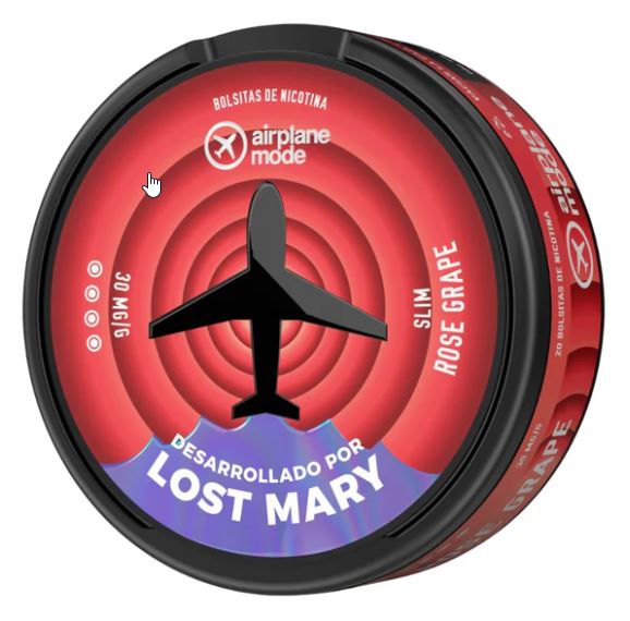 LOST MARY AIRPLANE NICOTINE POUCH UVA ROSA 30 MG?v=69bf372833ccf