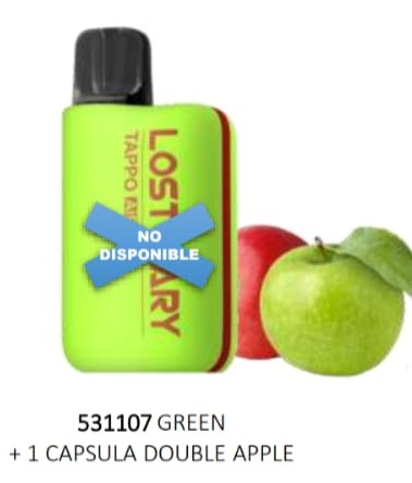 GREEN+ CAPSULA DOUBLE APPLE  20 MG 600 PUFF?v=69b37d5f0b087
