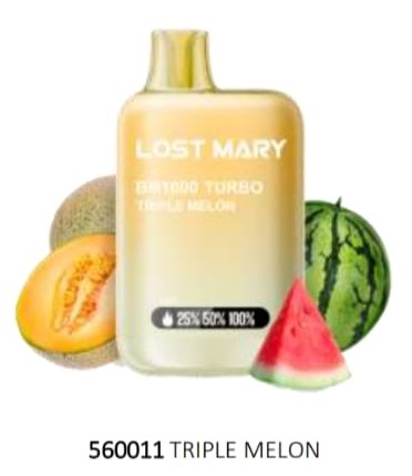 LOST MARY BM1000 TURBO TRIPLE MELON 20 MG?v=69bf37655d8d7