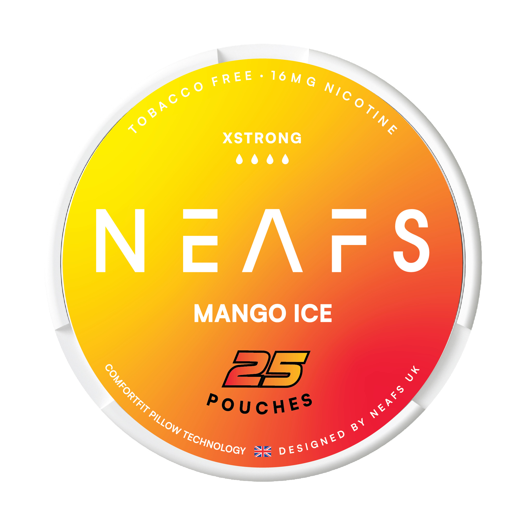 NEAFS POUCHES P25 XSTRONG MANGO HIELO 16MG?v=69f7378b7d307
