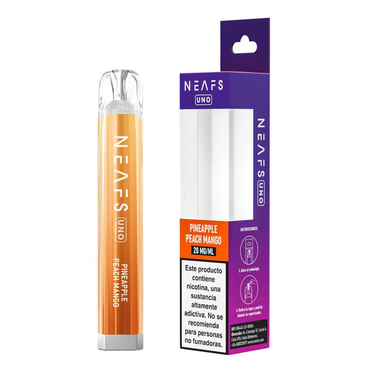 NEAFS UNO PIÑA MELOCOTÓN MANGO 20MG?v=69f7378bc11c8
