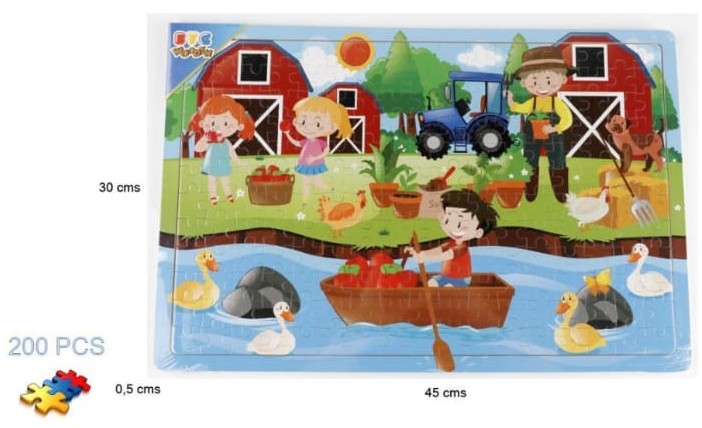 PUZZLE MADERA GRANJA 200 PCS?v=69b37d5e97778