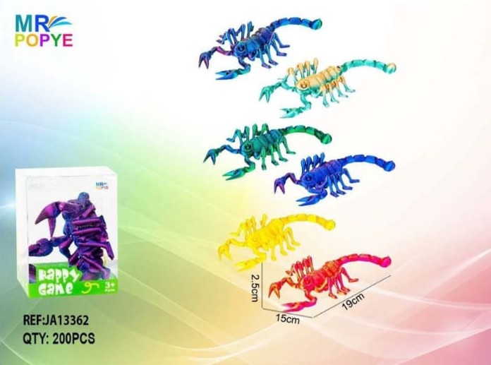 ESCORPIONES 3D 19CM?v=69b37d600cf57