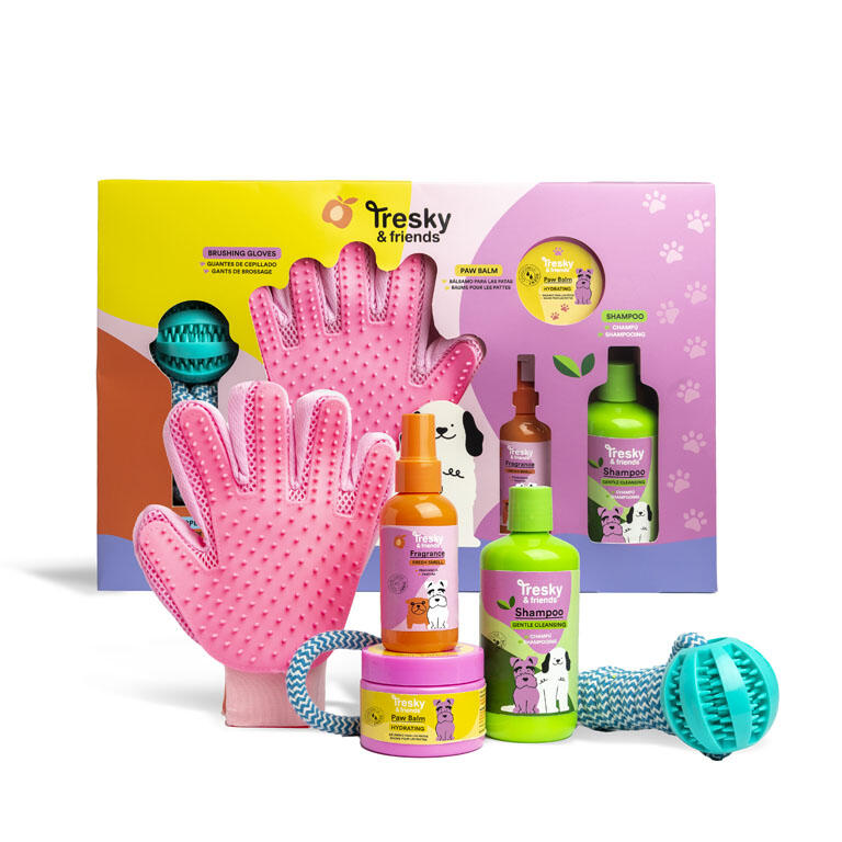 TRESKY & FRIENDS 5PCS GIFT SET SHAMP, BALM, GUANTE?v=693b20e9b8765